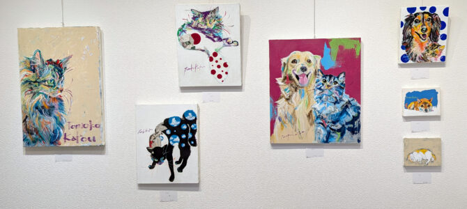 加藤智子個展『猫とニャンコと時々わんこ』